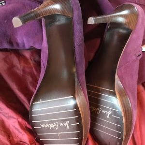 Sam Edelman Suede Purple Thigh High Heels Not Worn